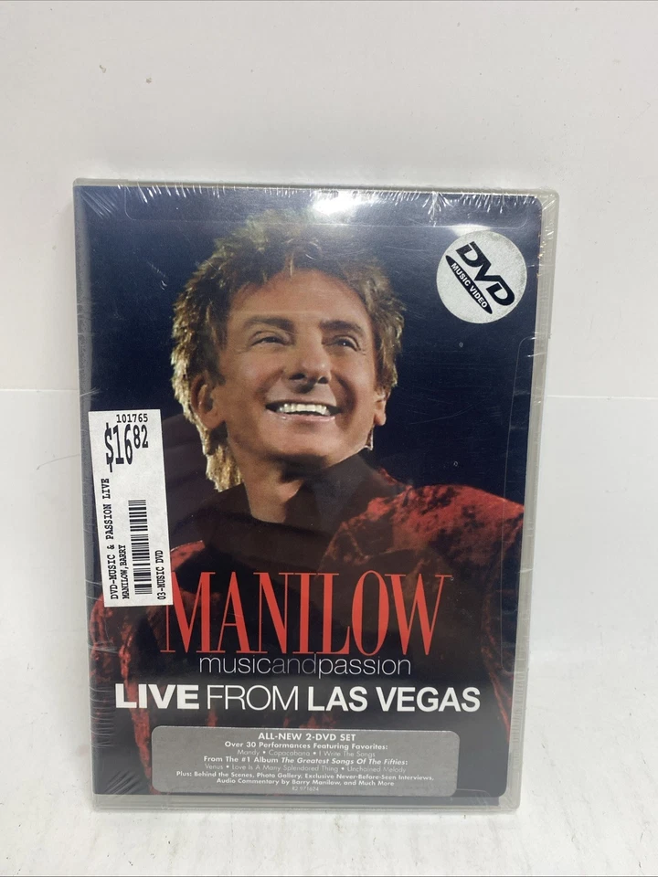 Barry Manilow - Music and Passion (DVD, 2006, 2-Disc Set) - Image 1 of 4