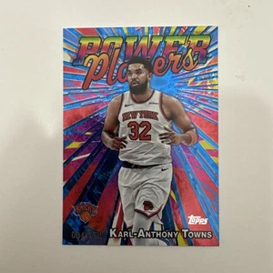 2025-26 Topps Basketball Karl-Anthony Towns #PP-4 Power Players Blue Foil /150 - Picture 1 of 7