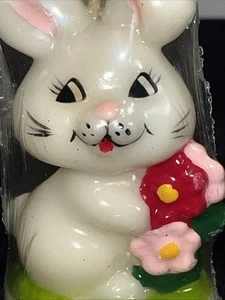 "Vela vintage de conejito de Pascua 4"" hecha en Hong Kong C84" - Imagen 1 de 10