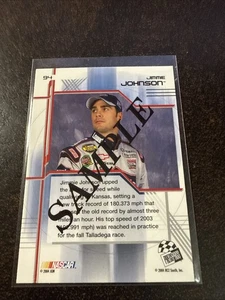 Tarjeta de muestra 94 Jimmie Johnson 2004 Press Pass Stealth Speed Freaks Beckett - Imagen 1 de 2