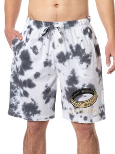 The Lord Of The Rings Men's Ring Of Power Sleep Pajama Shorts For Adults (L) - Picture 1 of 4