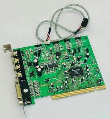 Aureal Vortex PT-2628 AU8820B2 V2.0 Desktop Audio Vintage PCI Sound Card & Cable - Image 1 of 4