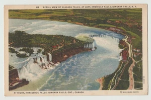 New York, Niagara Falls, American Falls & Horseshoe Falls. - Picture 1 of 2