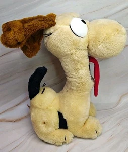 Vintage 1983 Dakin Garfield ODIE 14” Stuffed Animal Toy Plush Dog - Picture 1 of 4