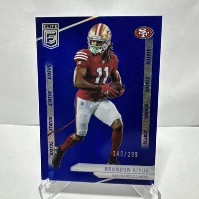 2024 Donruss Elite #41 Brandon Aiyuk Status 143/299 - Image 1 of 2