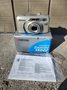 Kyocera Yashica Zoomate 150EF Camera + Manual + Box VG Cnd - Picture 1 of 5