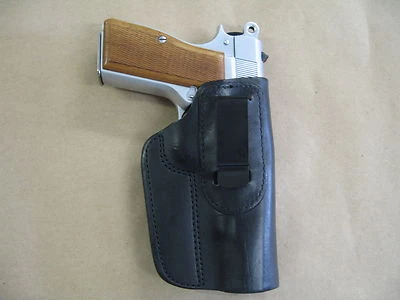FEG PJK-9HP IWB Leather In The Waistband Concealed Carry Holster Black RH  - Image 1 of 4