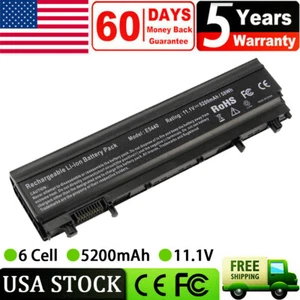 Lot 10 VV0NF Battery For Dell Latitude E5540 E5440 NVWGM F49WX 451-BBIE 5200mAh - Picture 1 of 15