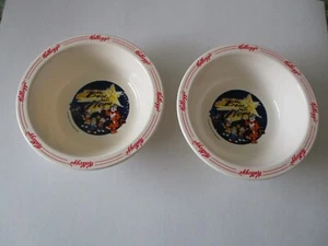 LOT (2) KELLOGG'S "THE BEST IN YOUR HOME" CEREAL BOWL VTG 2000 - Picture 1 of 6