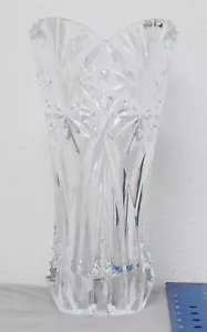 Jarrón de cristal de plomo corte JG Durand Vincennes 11-5/8" FRANCIA - Imagen 1 de 6