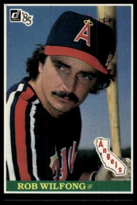 1985 Donruss #402 Rob Wilfong - Picture 1 of 2
