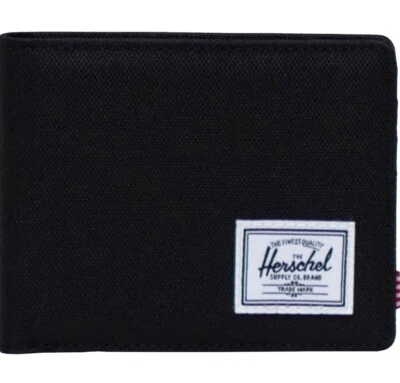 herschel roy wallets rfid, black/black, classic - Imagem 1 de 2