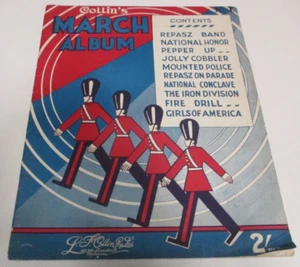 Collin's March Album No. 1 - Sheet Music Book, 10 Compositions, 36 Pages - 1920s - Bild 1 von 17