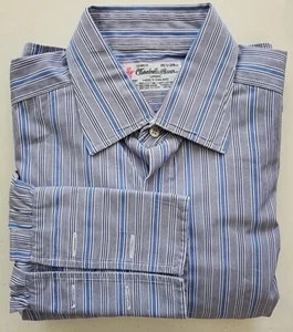 Turnbull & Asser Men Striped Dress Shirt  England 15.5 39cm  - Picture 1 of 5
