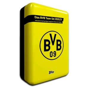 Topps Borussia Dortmund Team Set Mega Tin 2020/201 25 Autogrammkarten BVB 20/21 - Picture 1 of 1