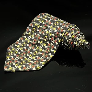 Brioni NWT $240 Mens Yellow & Red 100% Silk Tie Made in Italy - Picture 1 of 4