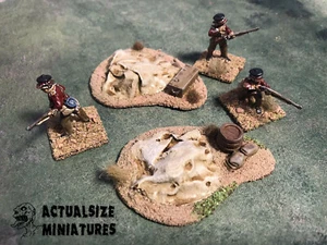 Tienda de campaña Wargame Colonial de lona colapsada paisaje escala 28 mm miniatura resina fundida - Imagen 1 de 7