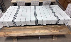 114'' Tablecloth from Oaxaca Mexico made with Handloom fabric. - Picture 1 of 7