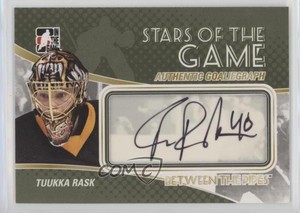 2010-11 ITG Between the Pipes GoalieGraphs Tuukka Rask #A-TR Auto