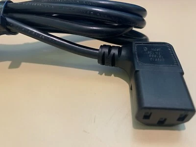 3-Prong 6 foot AC Power Cord I-SHENG E55943 151686 10A 125V 1250W-sidemount plug - Image 1 of 4