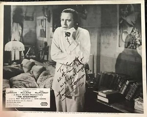 JACK LEMMON - AUTOGRAPHED 10 x 8 PUBLICITY PHOTOGRAPH from The Apartment (1960) - Picture 1 of 1
