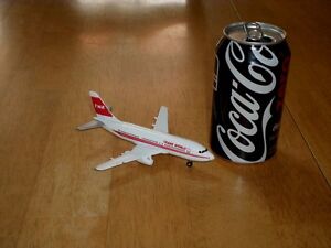 TRANS WORLD AIRLINER - BOEING 757 PASS. PLANE, DIE CAST METAL TOY, 5.25" Length