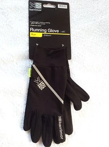 KARRIMOR BLACK GLOVE LINERS SKI CYCLE RUNNING GLOVES XS/SMALL  MENS - Picture 1 of 1