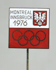 1976 INNSBRUCK MONTRÉAL Jeux Olympiques / POLOGNE NOC ÉPINGLE OLYMPIQUE