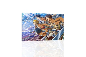 Attack On Titan IV - CANVAS OR PRINT WALL ART - Picture 1 of 2