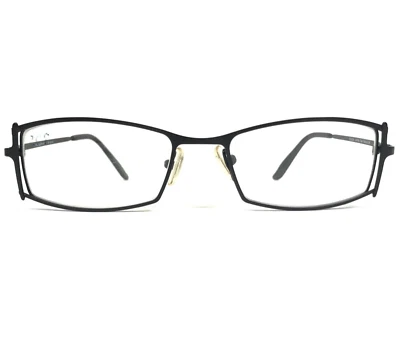 Konishi Eyeglasses Frames KF2356 C1 MT.BLACK Rectangular Full Rim 52-18-140 - Image 1 of 4