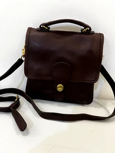 Vintage Coach Willis Brown 5130 Cross Body Shoulder Bag - Picture 1 of 17