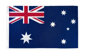 Bandiera Australia Poliestere 5ft x 3ft Interno/Esterno Nuova - Foto 1 di 5