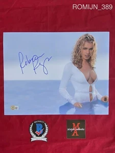 Rebecca Romijn signed 11x14 model photo Sports Illustrated Beckett COA - Picture 1 of 1