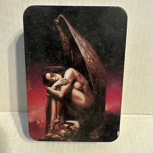 Naked Angel rectangle Storage Tin 5.5" x 4" Metal Stash Box Trinket Collectible - Bild 1 von 5