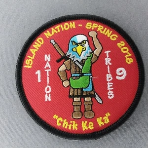 Island Nation Spring 2018 "Chik Ke Ka" 19 Nation Tribes Scouting 3" Round Patch - Picture 1 of 2