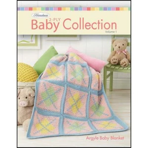New Herrschners Baby Collection Booklet -- 3 afghan patterns & Christening Gown - Picture 1 of 4