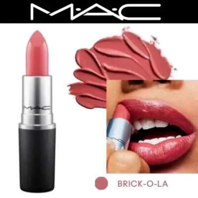 MAC Amplified Creme Lipstick - BRICK-O-LA- WITH BOX, FREE SHIPPING - Image 1 of 3