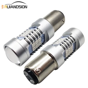 2X BA15D 1142 LED Stop REVERSE LIGHT BULB DC 12V 24V For CARAVAN BOAT SHIP - Picture 1 of 11