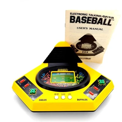 Vintage 1987 VTech Talking Play by Play Baseball Electronic Handheld Game Tested - Image 1 of 4
