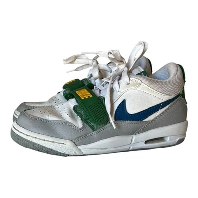 Air Jordan Legacy 312 White/Wolf Grey/Pine Green/Industrial Blue – Youth 4.5Y - Image 1 of 4