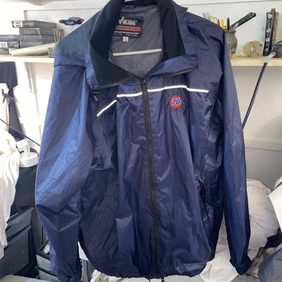 Viking Windigo Hooded Waterproof Windbreaker Jacket Size XL Advertised Union 76 - Image 1 of 4