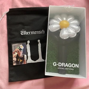 BIGBANG G-DRAGON Ubermensch Palo de Luz Oficial con Bolsa para Tarjetas Fotográficas Auténtico - Imagen 1 de 6