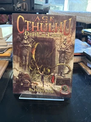 Age of Cthulhu: Death in Luxor Stroh Harley Goodman Juegos Folletos para jugadores att Foto 1 de 4