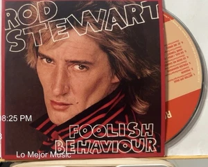 Rare No Longer Made CD & card sleeve ROD STEWART Fooiish behaviour NEW - Imagen 1 de 2