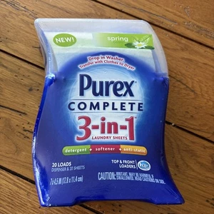Purex Dispenser Completo 3 in 1 per Lenzuola e 20 Fogli Spring Oasis - Foto 1 di 5