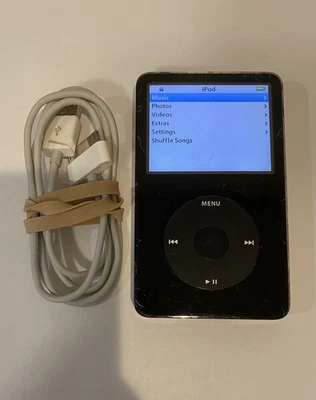 Apple iPod classic 5th Generation Enhanced Black (80 GB) Works Great - Image 1 of 4