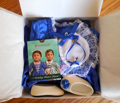 NEW/RETIRED  American Girl "Felicity's Holiday Outfit" w Shoes*Necklace*Etc. - Image 1 of 4