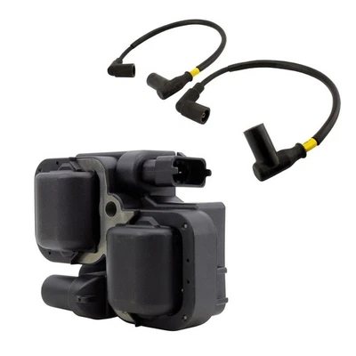 Ignition Coil + Spark Plug Caps for Can-Am Outlander 500-1000 2006-2021 2876049 - Image 1 of 4