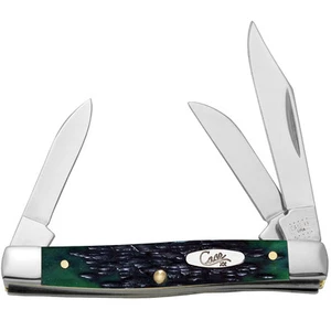 CASE XX KNIVES GREEN KENTUCKY BLUEGRASS BONE SMALL STOCKMAN 6333 SS (22779) POCK - Picture 1 of 2