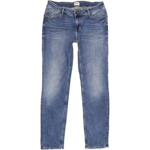 Pantalones de mezclilla elásticos ajustados rectos azules Mustang Jasmin para mujer W31 L29 (79311) - Imagen 1 de 5